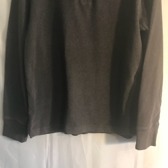 J. Crew Brown Pullover Small 100% Cotton - Picture 3 of 7